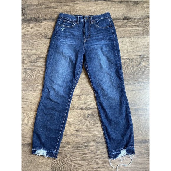 GAP Denim - Womens Gap True Skinny Ankle Sky High Jeans high weighted stretch size 6P